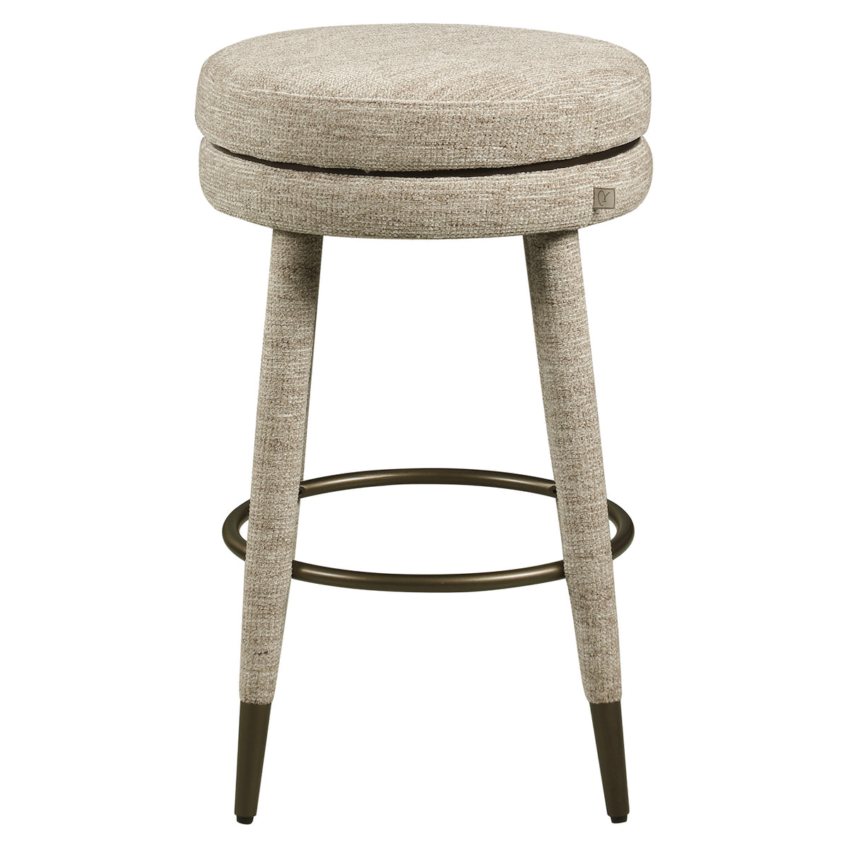 Counter stool Tenashar natural softweave swivel