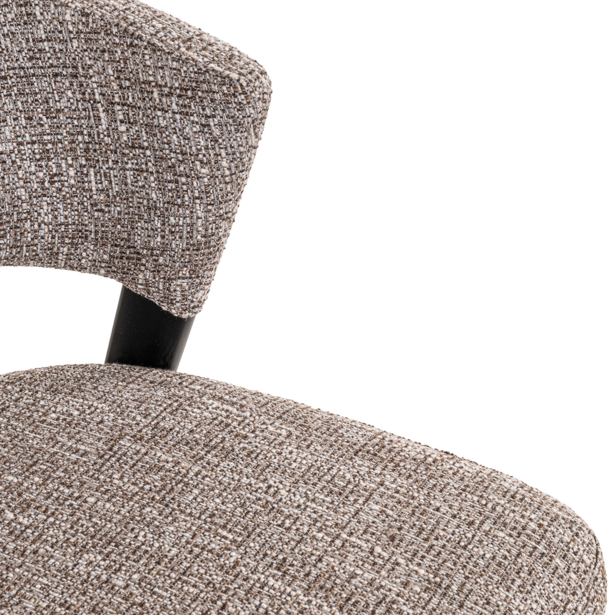 Dining chair Zeno earth tweed