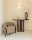 Console Almundi chocolat brown