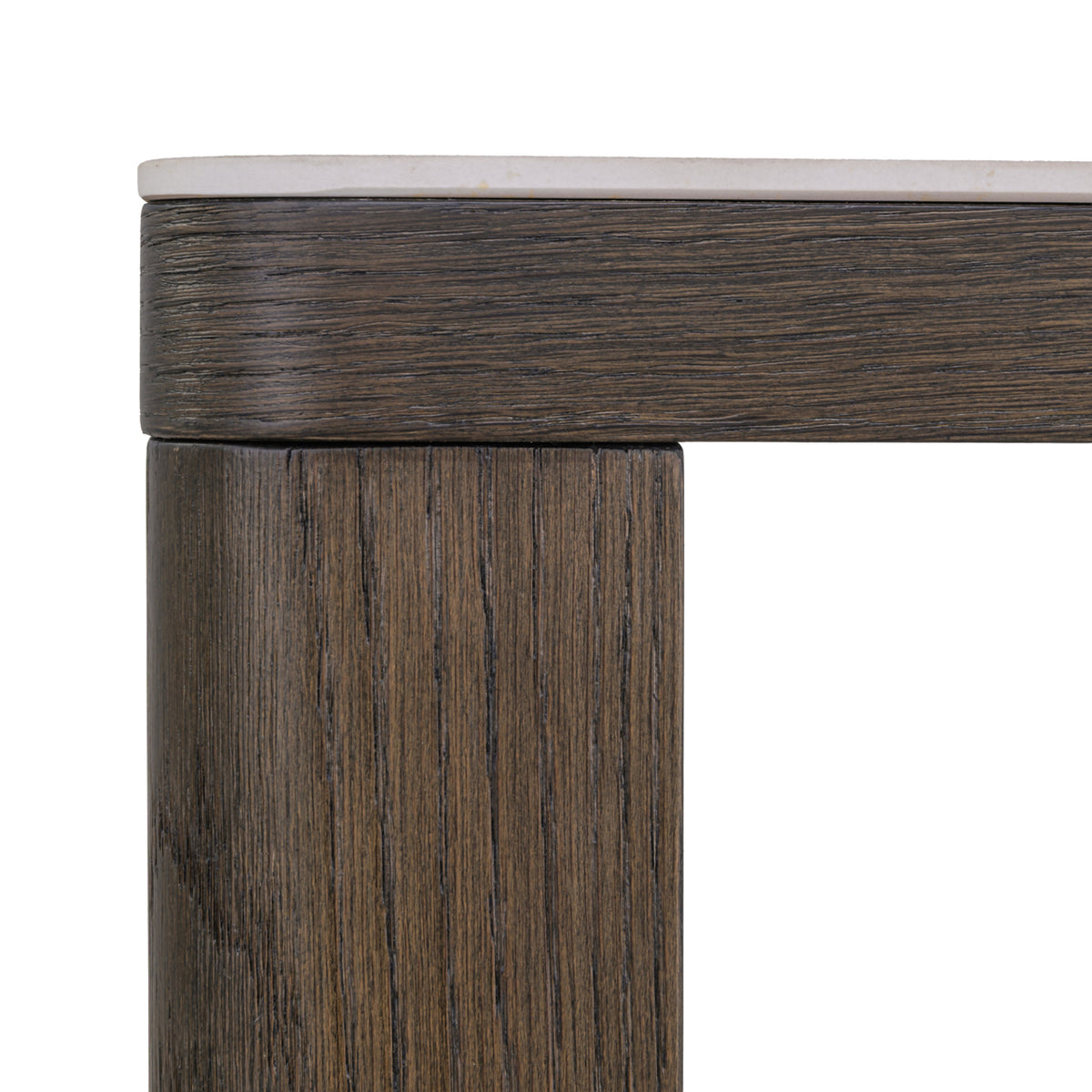 Sofa side table Nando brown