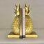 Felicity Decorative Gold Pineapple Bookends