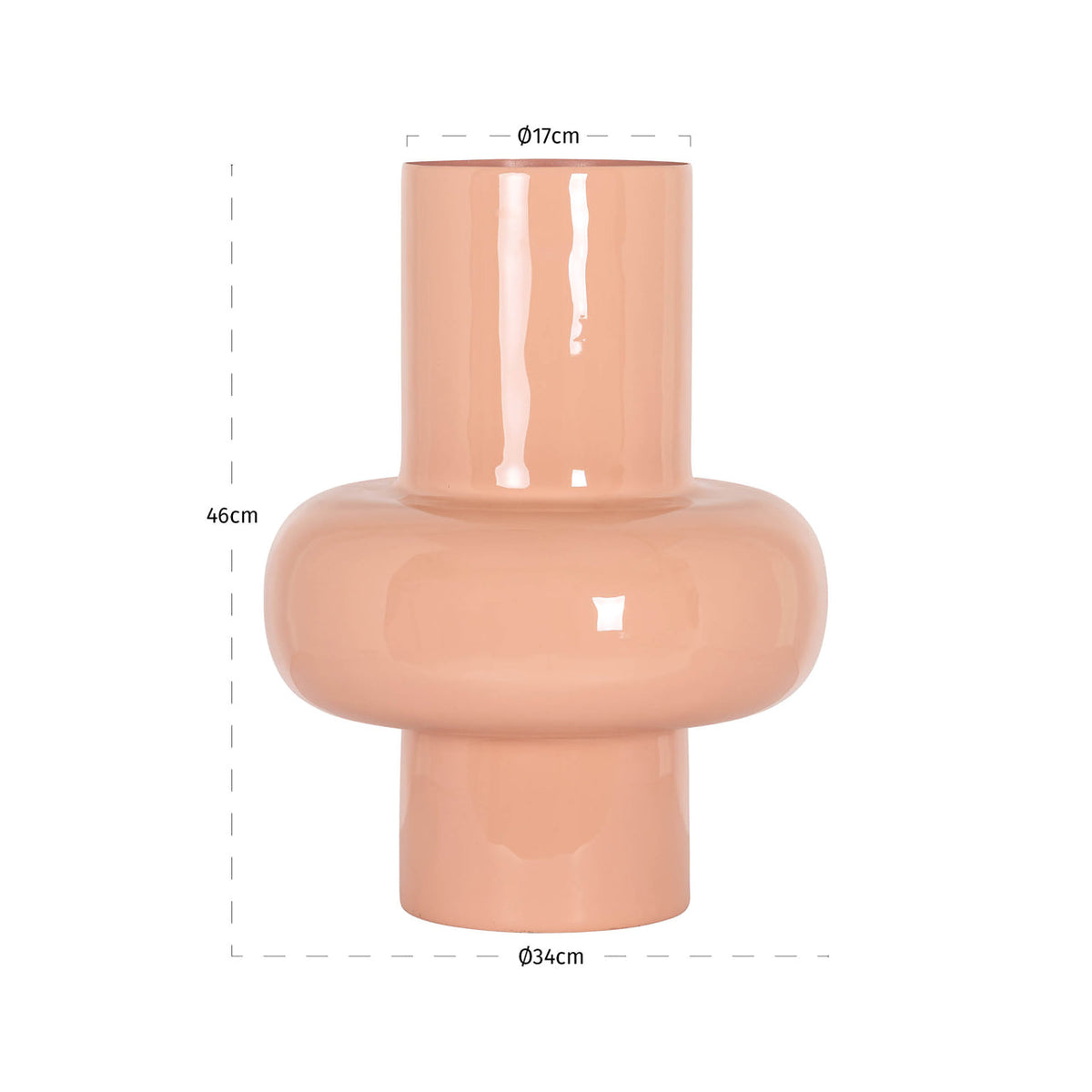 Vase Alison salmon small