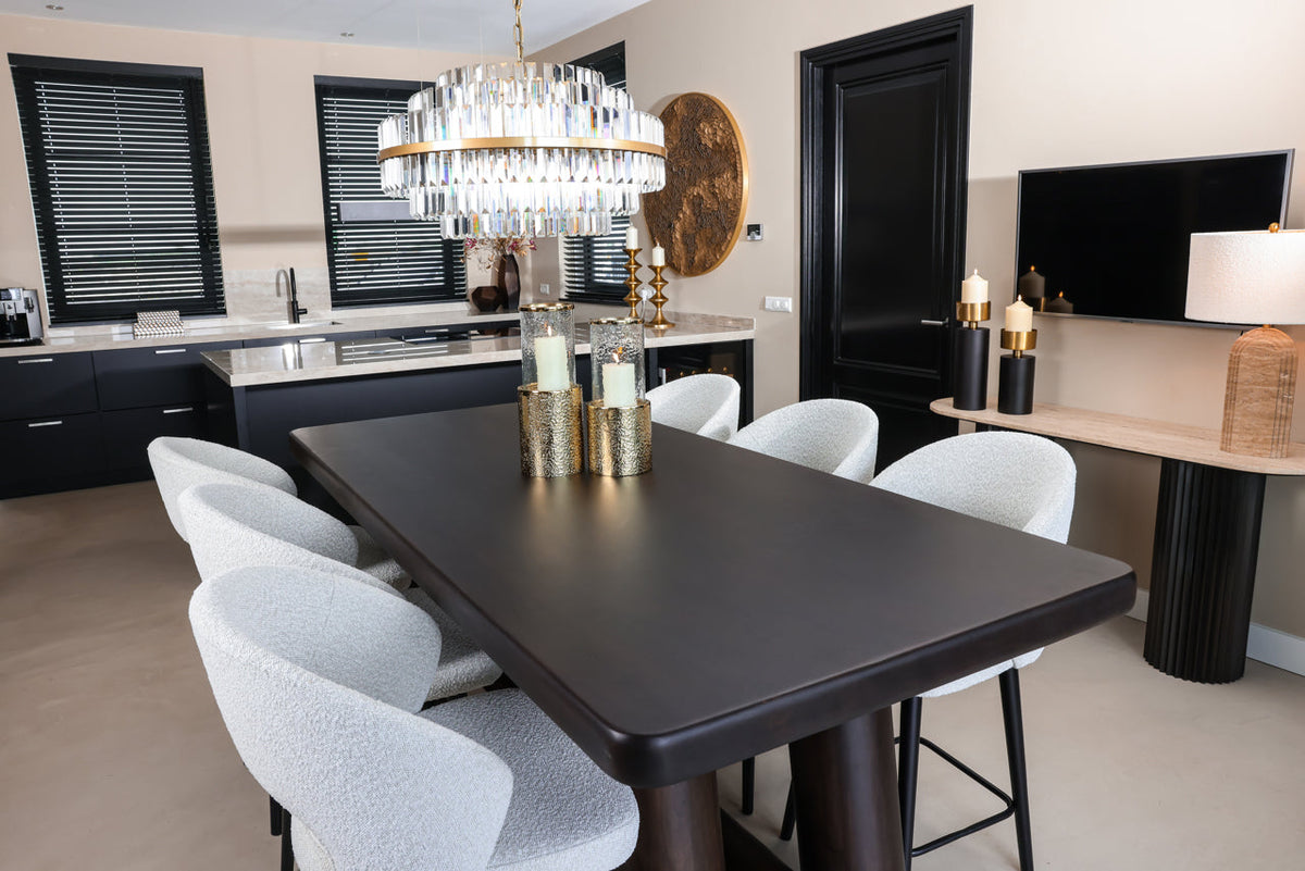 Chandelier Desire brushed gold large