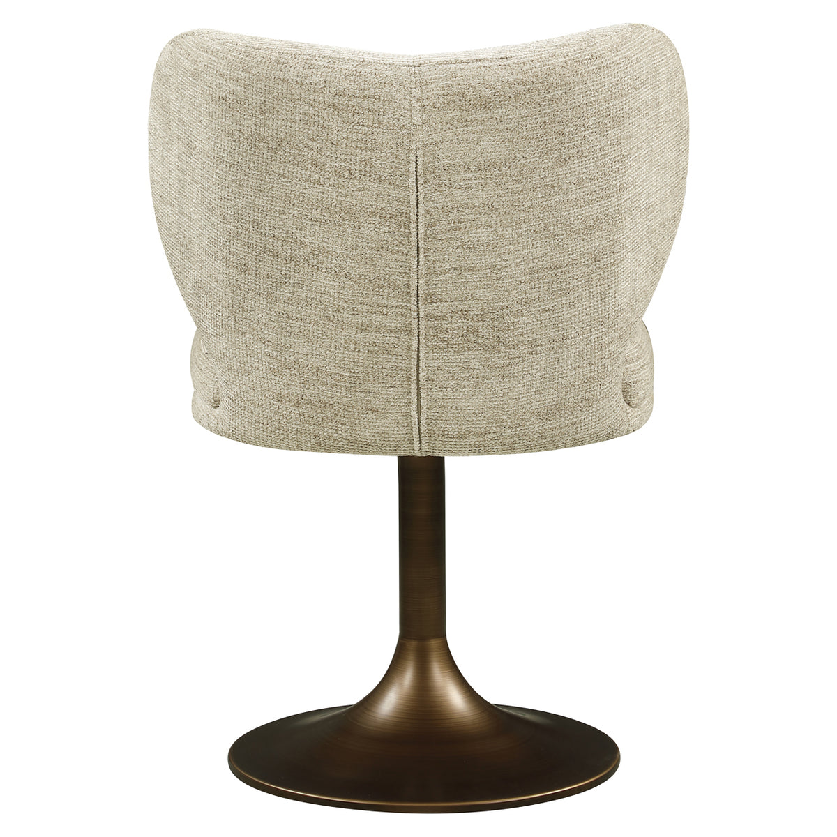 Dining chair Amely natural softweave swivel