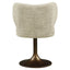 Dining chair Amely natural softweave swivel