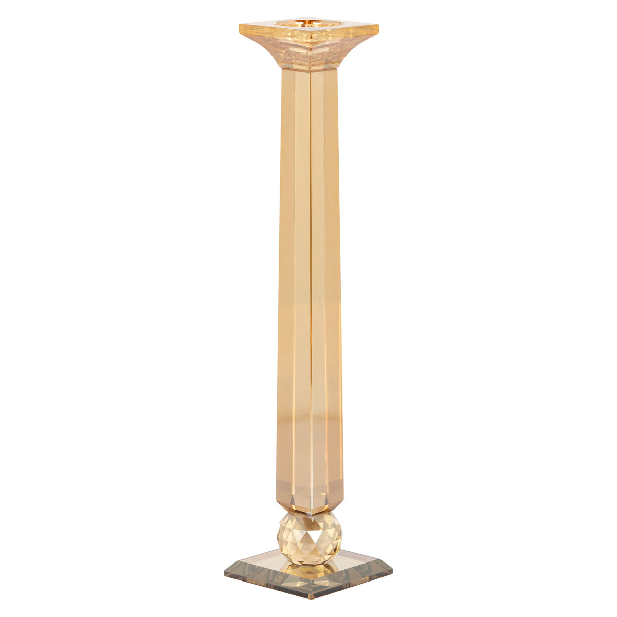 Candle holder Milou amber large