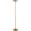 Flat Top Floor Lamp in Brass