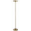 Flat Top Floor Lamp in Brass