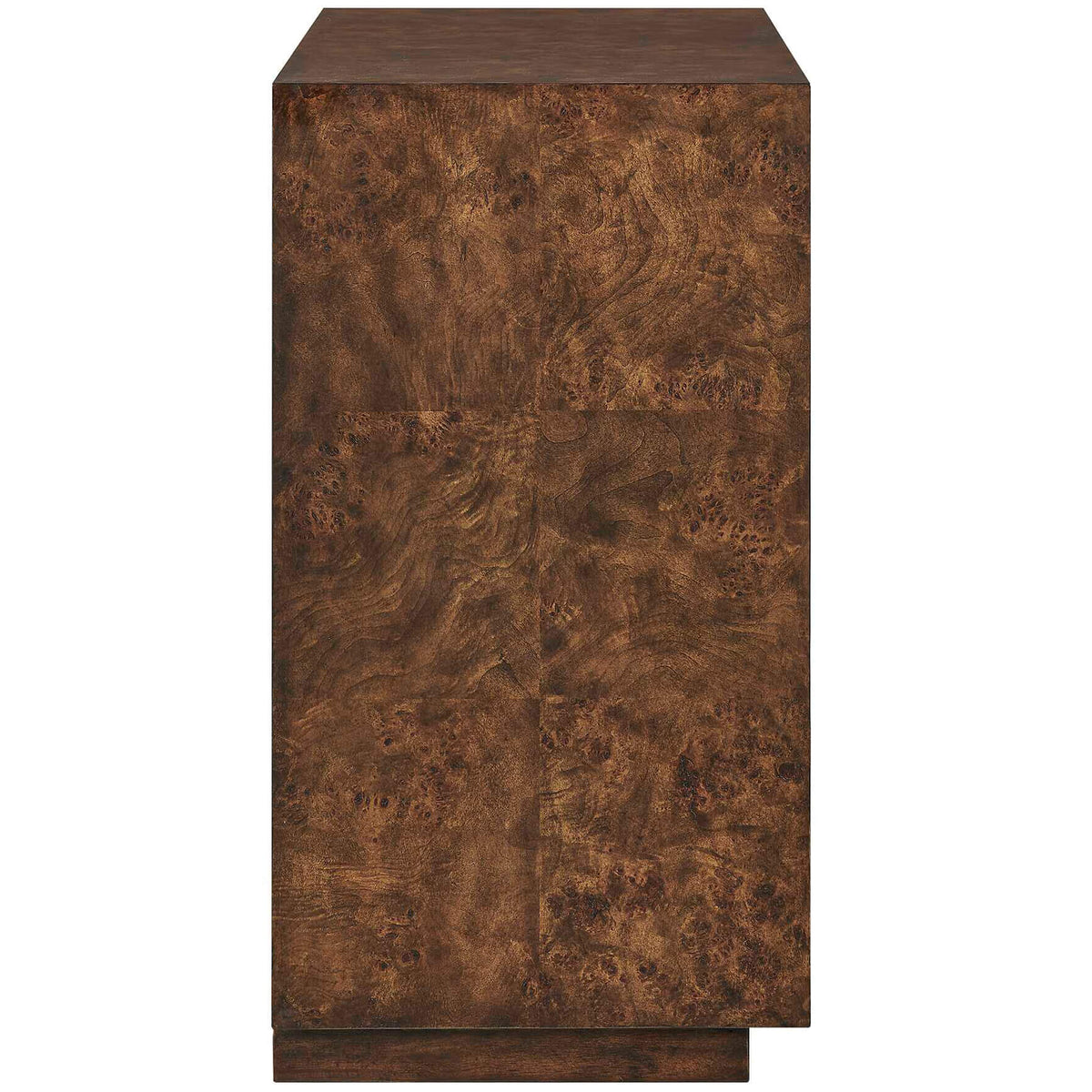 Flores Burl Wood 2 Door Cabinet