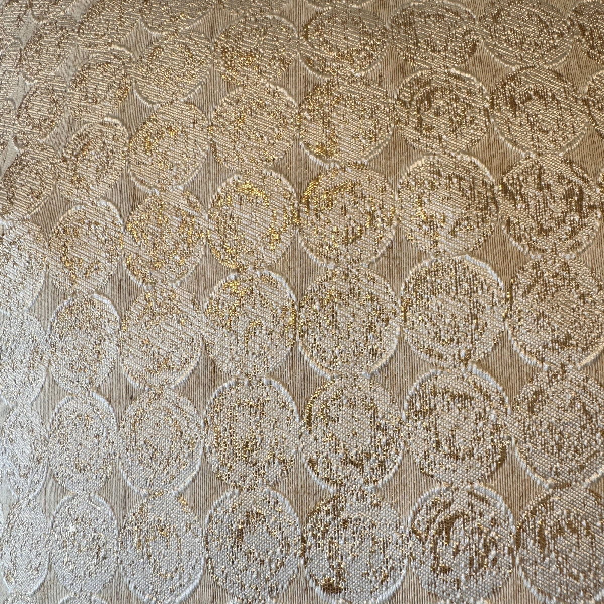 Frankie Gold Metallic Geometric Cushion - 50x50cm