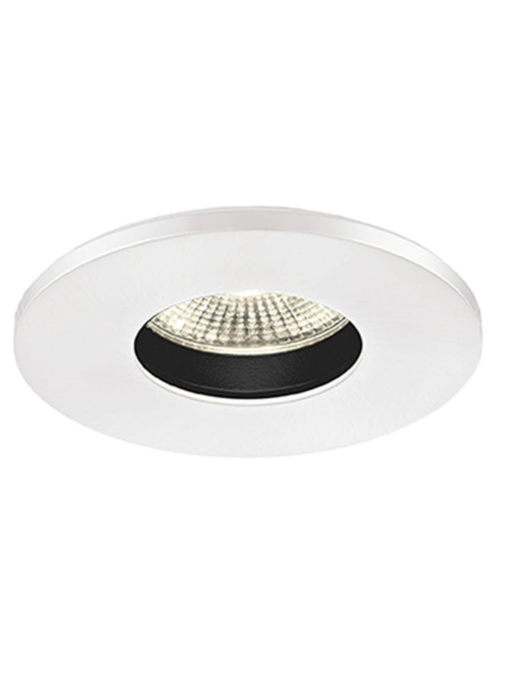 Franklite Lighting A die-cast LED recessed luminaire with a citizen light source and interchangeable aluminium bezel - White House of Isabella UK