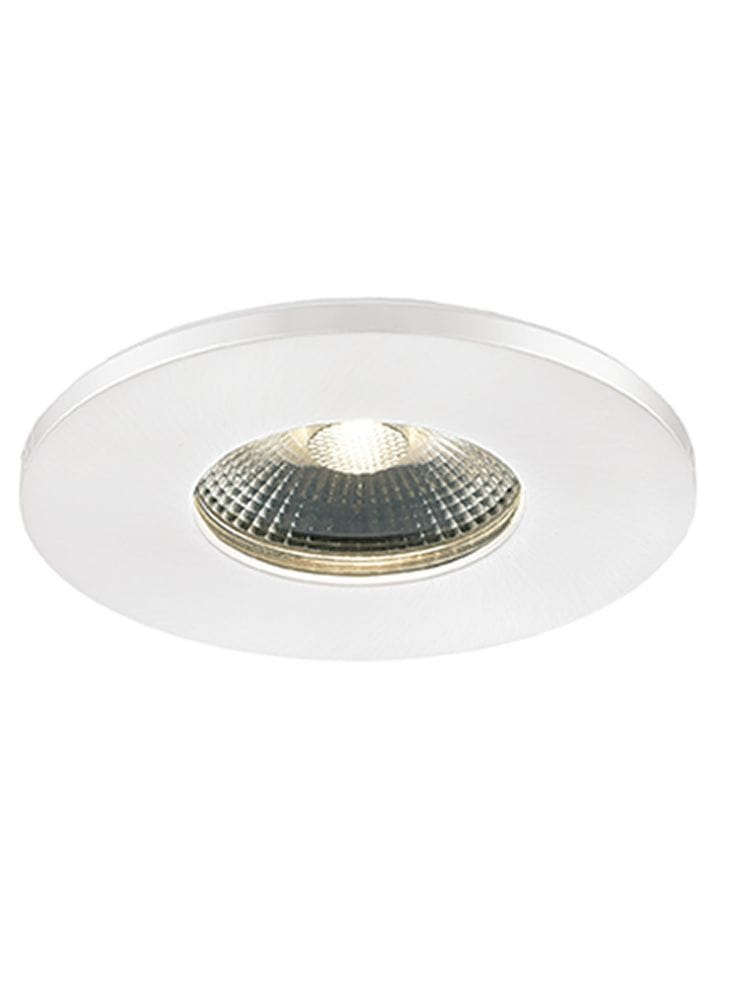 Franklite Lighting A die-cast LED recessed luminaire with a citizen light source and interchangeable aluminium bezel - White House of Isabella UK