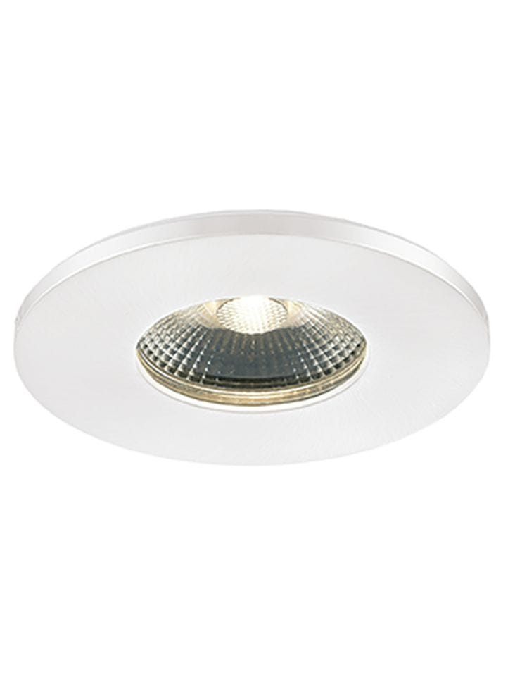 Franklite Lighting A die-cast LED recessed luminaire with a citizen light source and interchangeable aluminium bezel - White House of Isabella UK