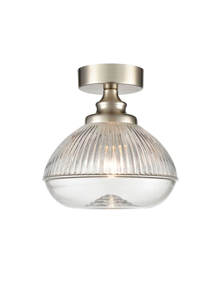 Franklite Lighting Acoste Ceiling Fitting Satin Nickel House of Isabella UK