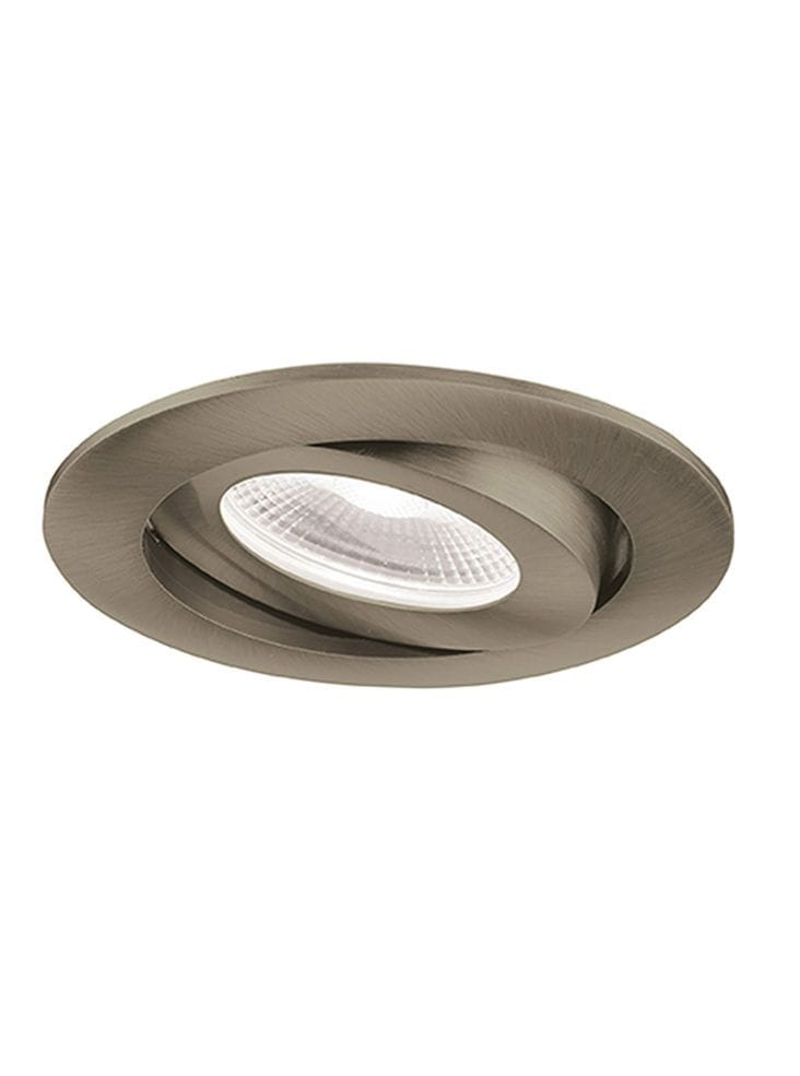 Franklite Lighting An adjustable die-cast LED recessed luminaire with a citizen light source and interchangeable aluminium bezel - Bronze House of Isabella UK