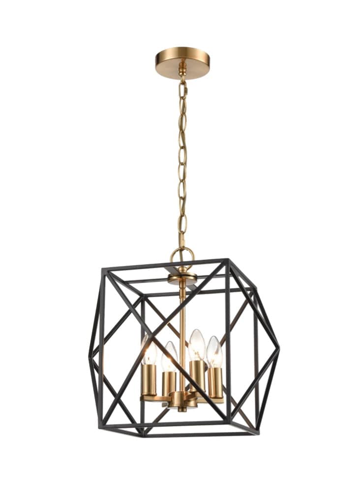 Franklite Lighting Anglit 4 light Cage Fitting House of Isabella UK