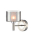 Franklite Lighting Argento 1lt Wall Light in Satin Nickel House of Isabella UK