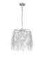 Franklite Lighting Aspen Large 1 light Pendant - Silver Colour House of Isabella UK