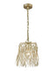 Franklite Lighting Aspen Small 1 light Pendant - Gold Colour House of Isabella UK