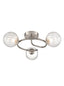 Franklite Lighting Atlas 3lt semi-flush fitting House of Isabella UK