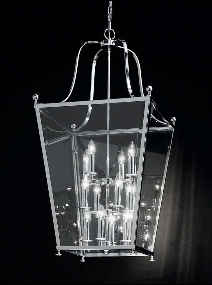Franklite Lighting Atrio 12 light Lantern - Chrome House of Isabella UK