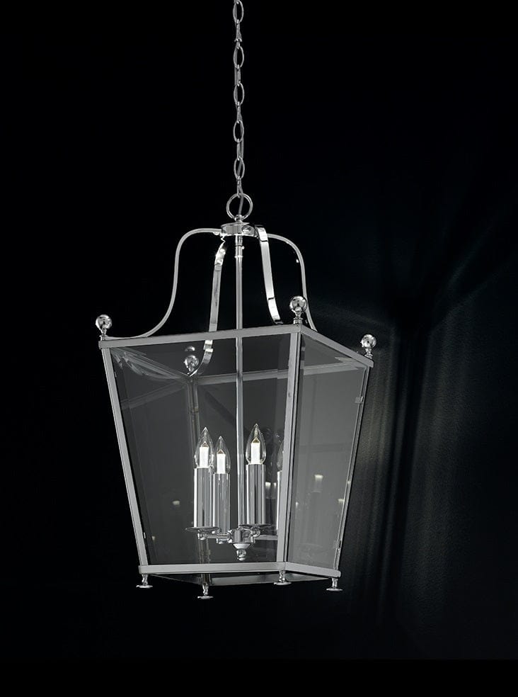 Franklite Lighting Atrio 4 light Lantern - Chrome House of Isabella UK