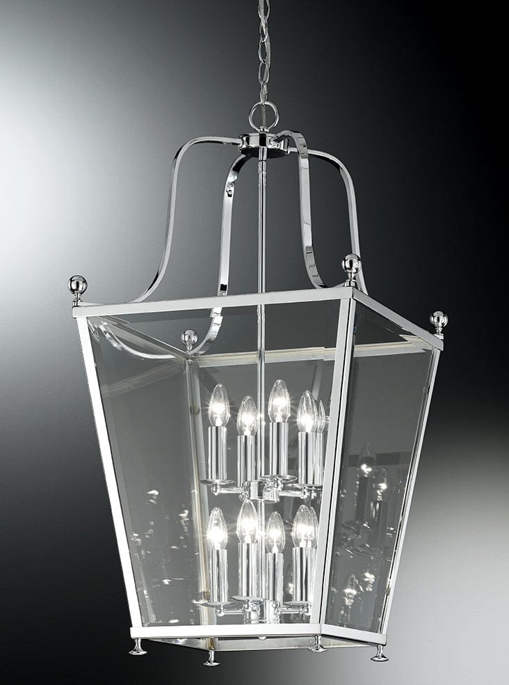Franklite Lighting Atrio 8 light Lantern - Chrome House of Isabella UK