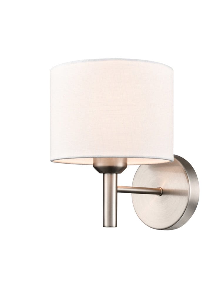 Franklite Lighting Barolo 1lt Wall Bracket in Satin Nickel House of Isabella UK