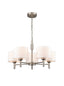 Franklite Lighting Barolo 5lt Fitting in Satin Nickel House of Isabella UK