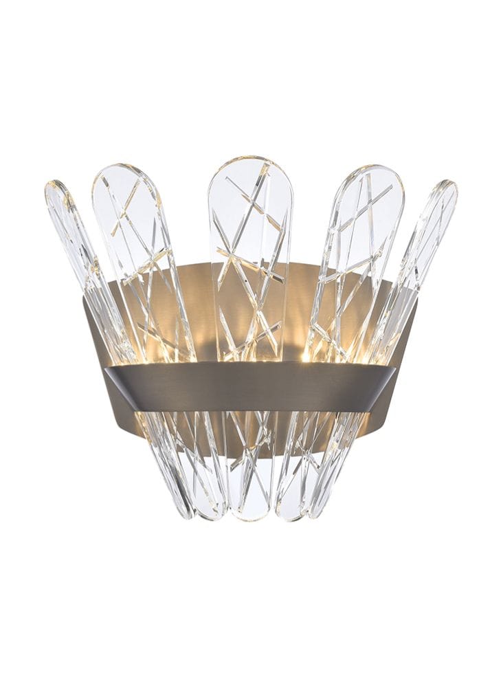 Franklite Lighting Beatrice Brushed Bronze LED Wall Light House of Isabella UK