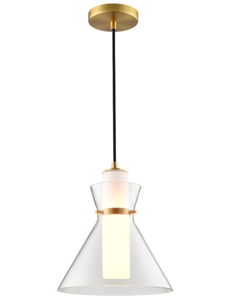 Franklite Lighting Bliss Pendant aged brass House of Isabella UK