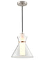 Franklite Lighting Bliss Pendant satin nickel House of Isabella UK