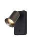 Franklite Lighting Broadway 1lt Spotlight Matt Black with Bronze Sleeve House of Isabella UK