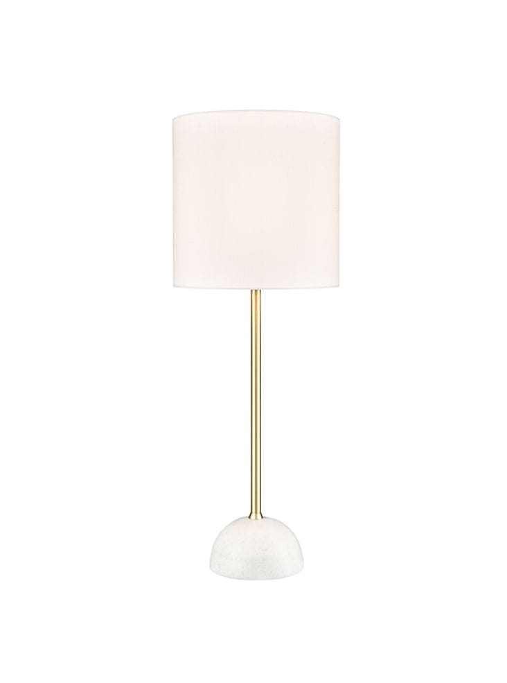 Franklite Lighting Brooke Satin Brass Table Lamp House of Isabella UK