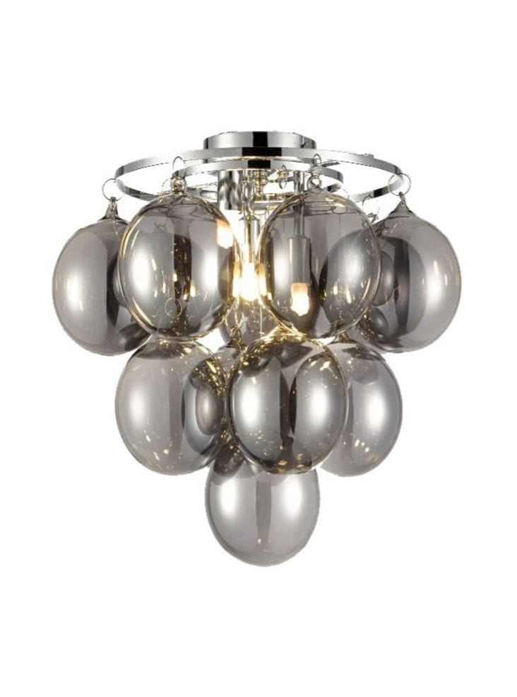 Franklite Lighting Bubbles Smoke Ceiling LT3 House of Isabella UK