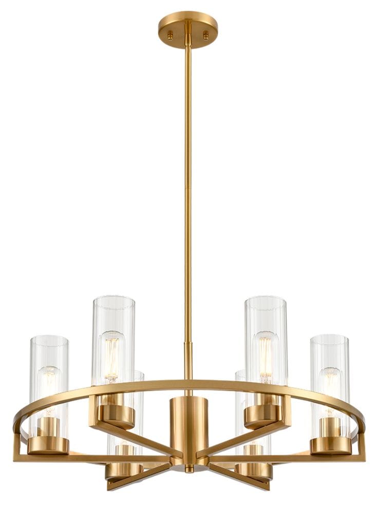 Franklite Lighting Camelot 6lt Pendant House of Isabella UK
