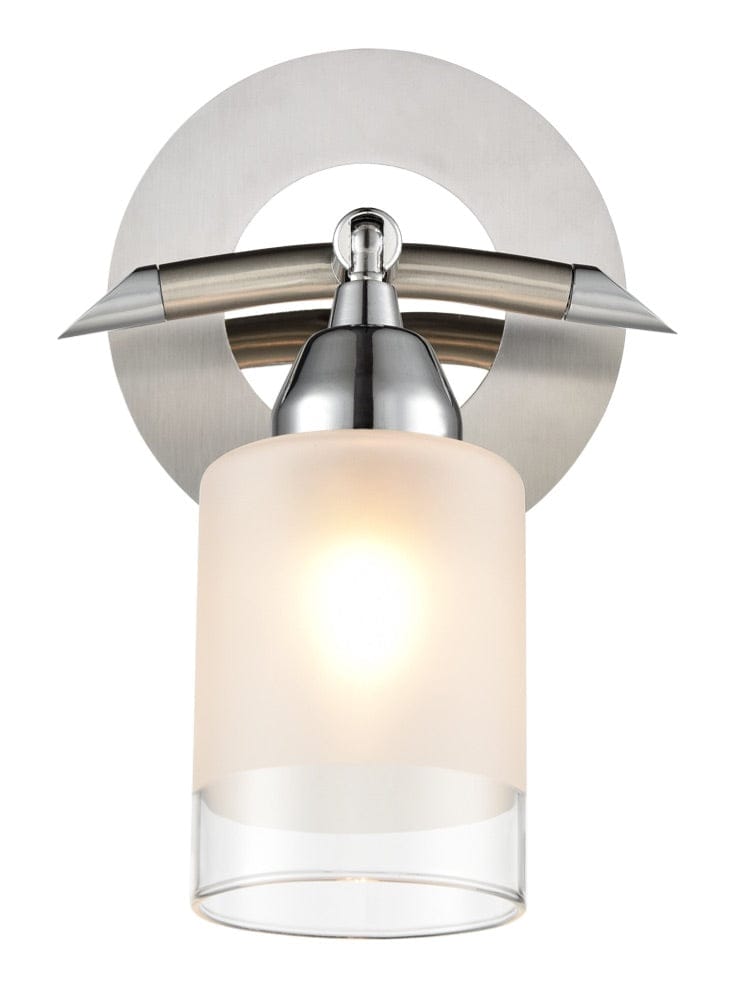 Franklite Lighting Campani 1lt Bracket - Chrome / Satin Nickel House of Isabella UK