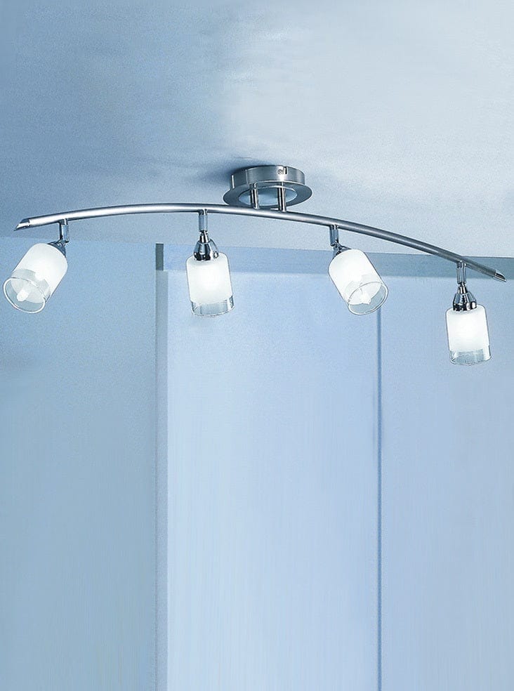 Franklite Lighting Campani 4lt Fitting - Chrome / Satin Nickel House of Isabella UK