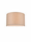 Franklite Lighting Casey flush half shade wall light - Beige House of Isabella UK