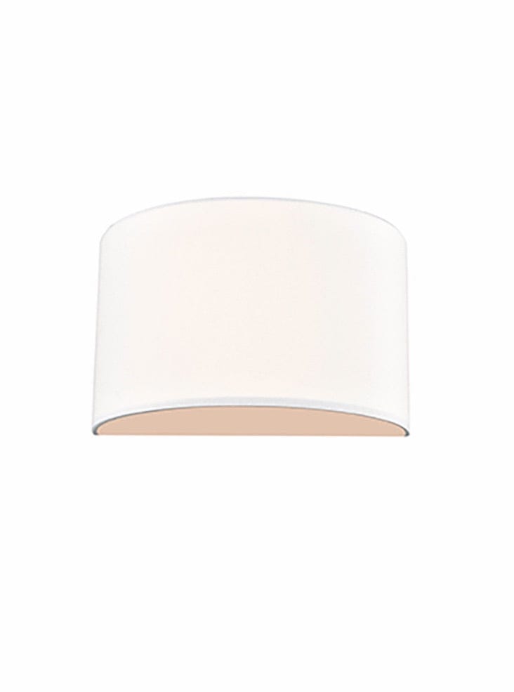 Franklite Lighting Casey flush half shade wall light - White House of Isabella UK