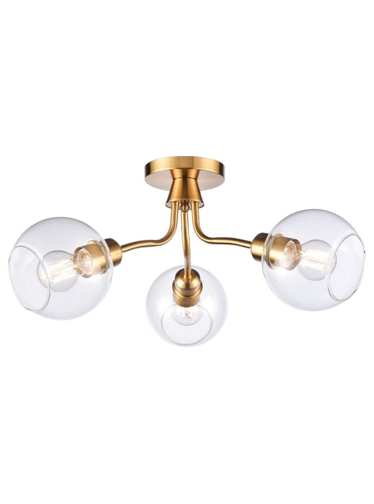 Franklite Lighting Chalice 3lt Semi Flush Fitting House of Isabella UK