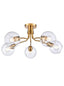 Franklite Lighting Chalice 5lt Semi Flush Fitting House of Isabella UK