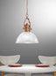 Franklite Lighting Charter pendant - Antique Copper House of Isabella UK
