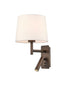 Franklite Lighting Christie wall light in brushed bronze House of Isabella UK