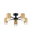 Franklite Lighting Cordelia 5 light Fitting - Gold Colour House of Isabella UK