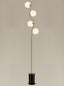 Franklite Lighting Cosmic Floor Lamp antique gold with opal glass House of Isabella UK