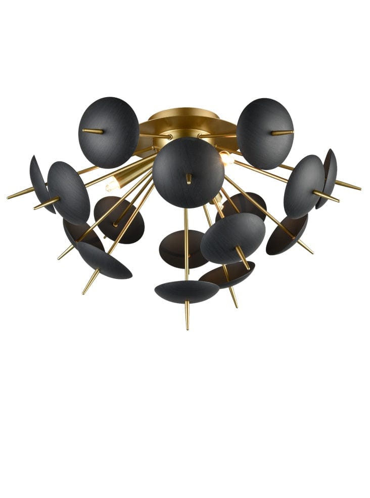 Franklite Lighting Dandy 3 light Flush Fitting House of Isabella UK