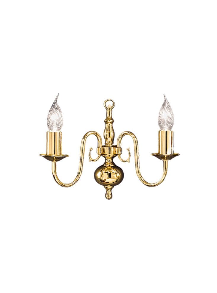 Franklite Lighting Delft 2lt Bracket (Large) House of Isabella UK