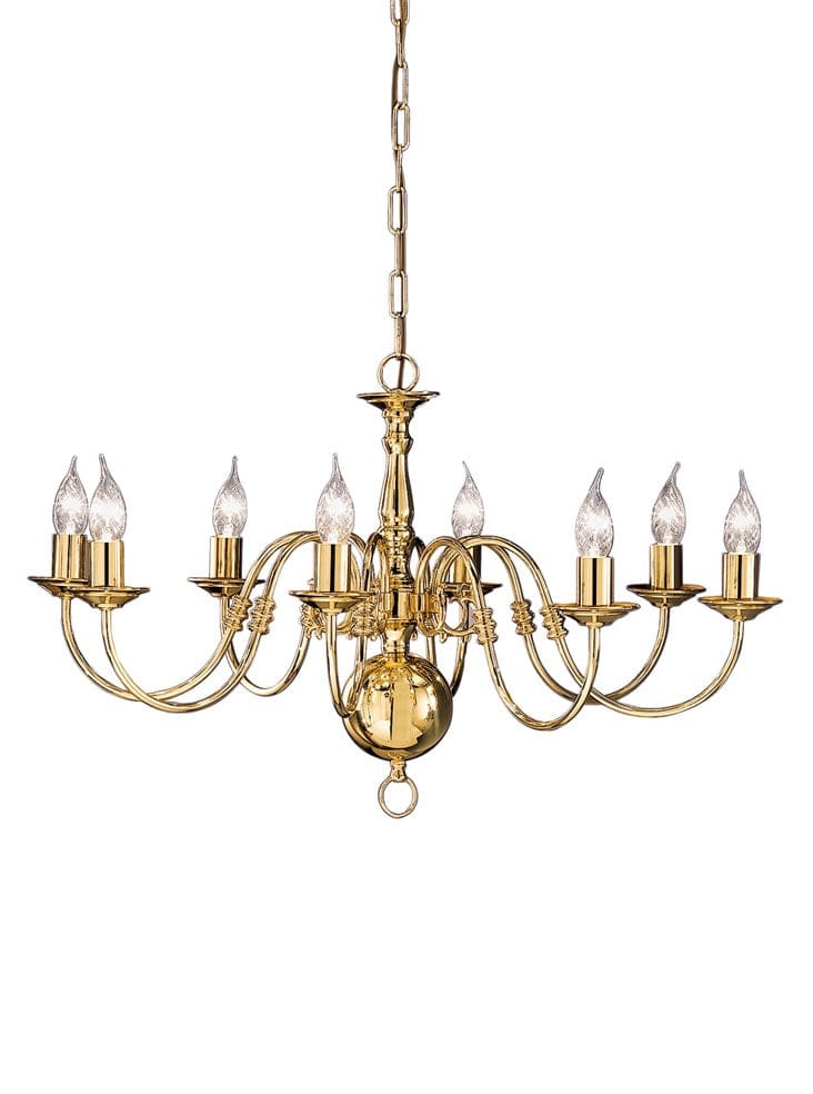 Franklite Lighting Delft 8lt Fitting House of Isabella UK
