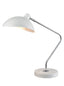 Franklite Lighting Desk Lamp - White / Chrome House of Isabella UK